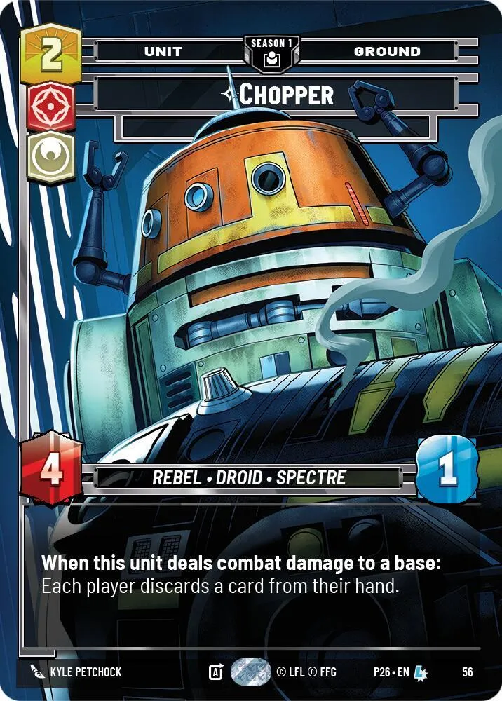 Chopper - Héros De Guerre — Sector and Regional Promos: Season 1 — Star Wars: Unlimited