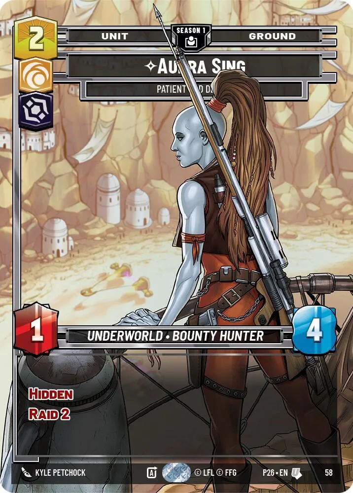 Aurra Sing - Patiente Et Mortelle — Sector and Regional Promos: Season 1 — Star Wars: Unlimited