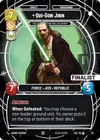 Product image for Qui-Gon Jinn - The Negotiations Will Be Short (Finalist)