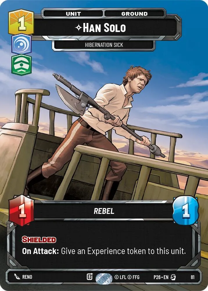 Han Solo - Hibernation Sick (81) — Sector and Regional Promos: Season 1 — Star Wars: Unlimited