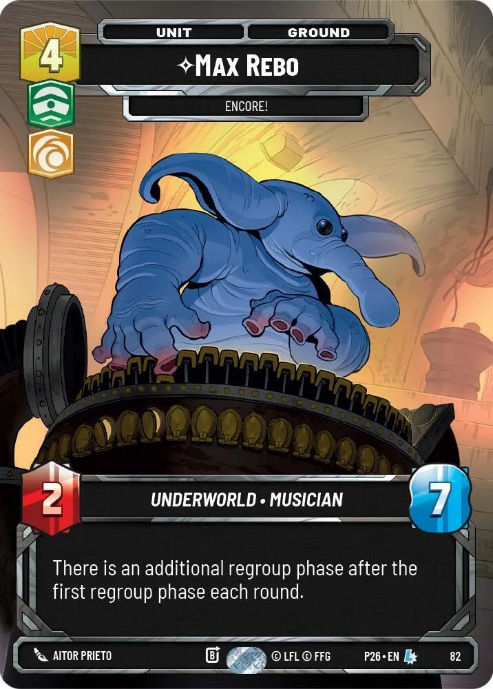 Max Rebo - Encore! (82) — Sector and Regional Promos: Season 1 — Star Wars: Unlimited