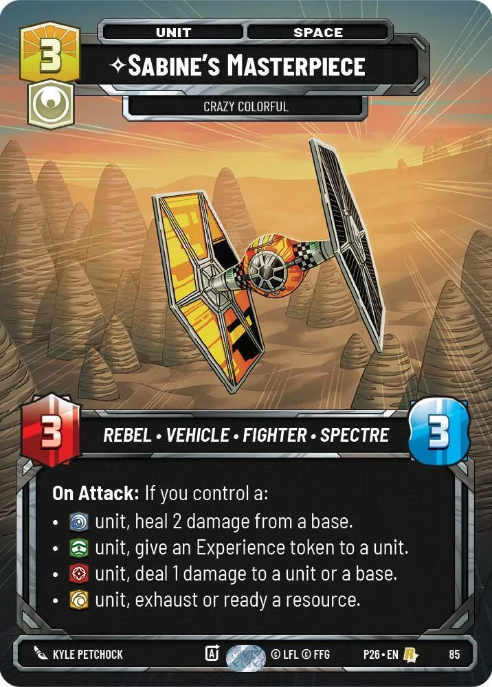 Sabine's Masterpiece - Crazy Colorful (85) — Sector and Regional Promos: Season 1 — Star Wars: Unlimited