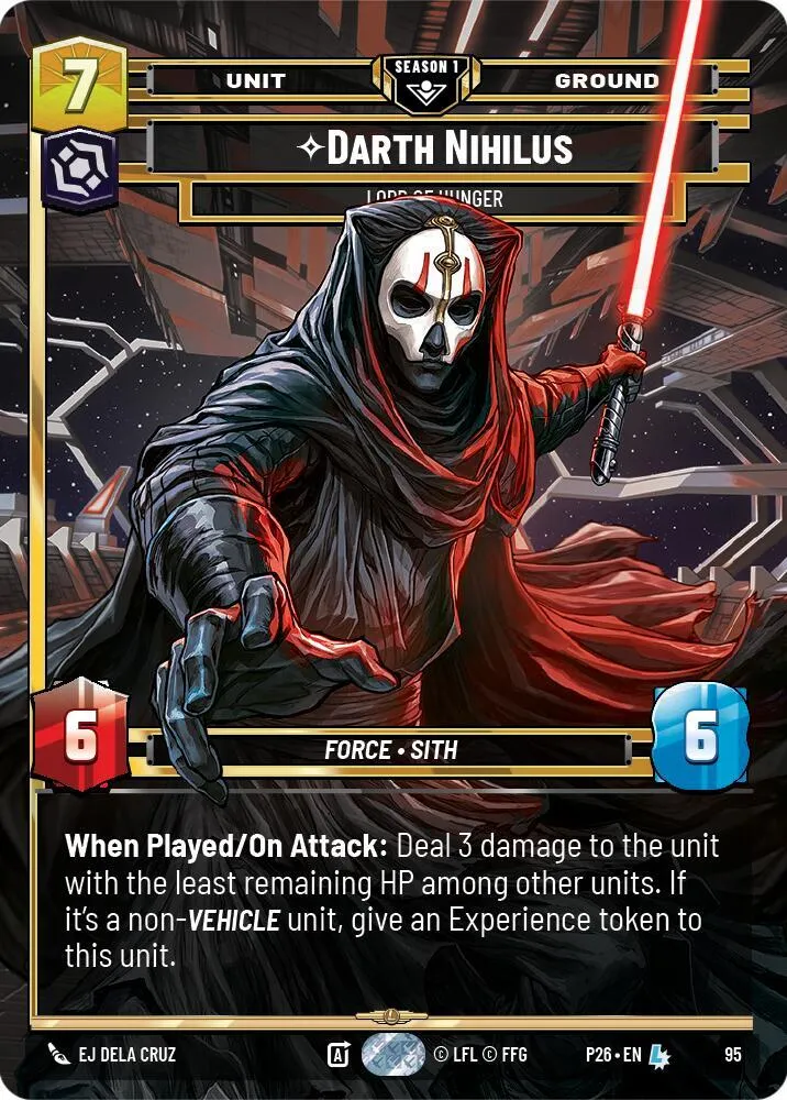 Dark Nihilus - Seigneur De La Faim — Sector and Regional Promos: Season 1 — Star Wars: Unlimited