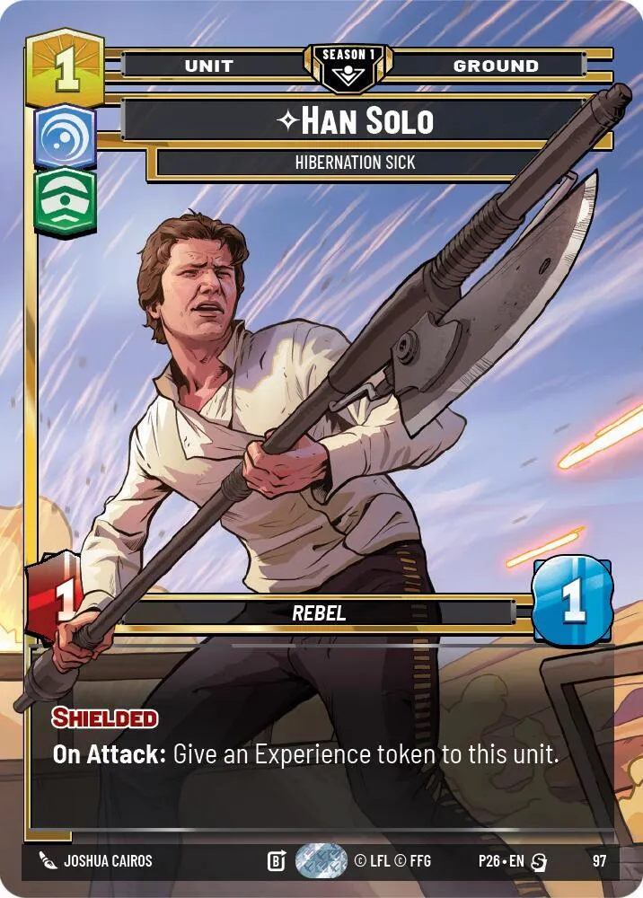 Han Solo - Hibernation Sick — Sector and Regional Promos: Season 1 — Star Wars: Unlimited