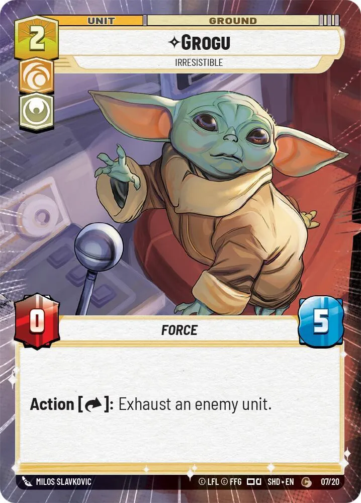 Grogu - Irrésistible — Shadows of the Galaxy: Weekly Play Promos — Star Wars: Unlimited