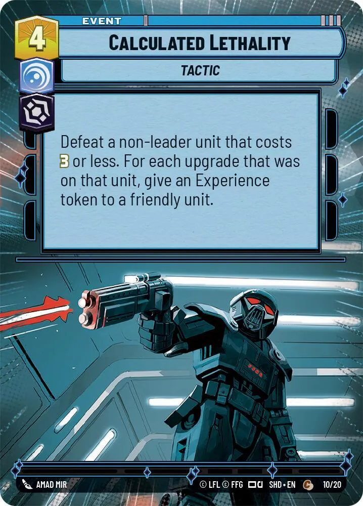 Létalité Calculée — Shadows of the Galaxy: Weekly Play Promos — Star Wars: Unlimited