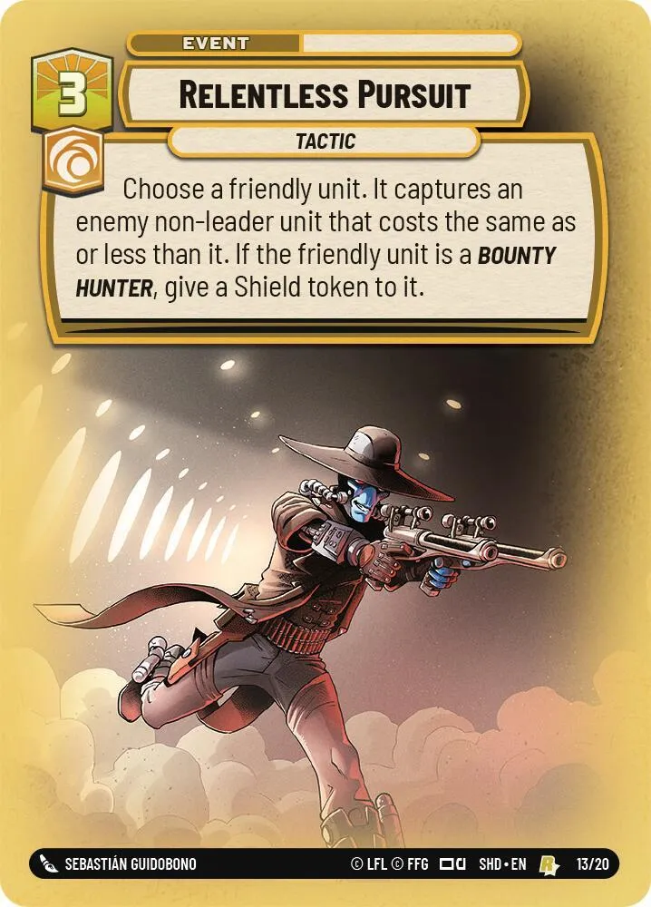 Poursuite Acharnée — Shadows of the Galaxy: Weekly Play Promos — Star Wars: Unlimited