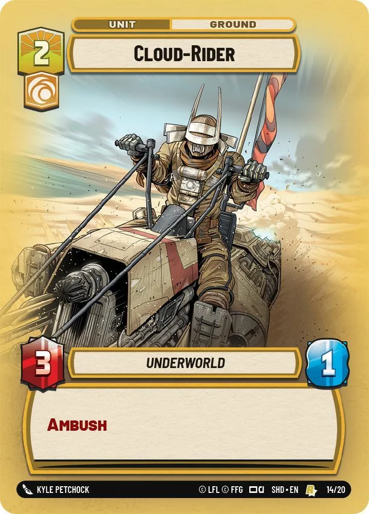Cloud-Rider — Shadows of the Galaxy: Weekly Play Promos — Star Wars: Unlimited