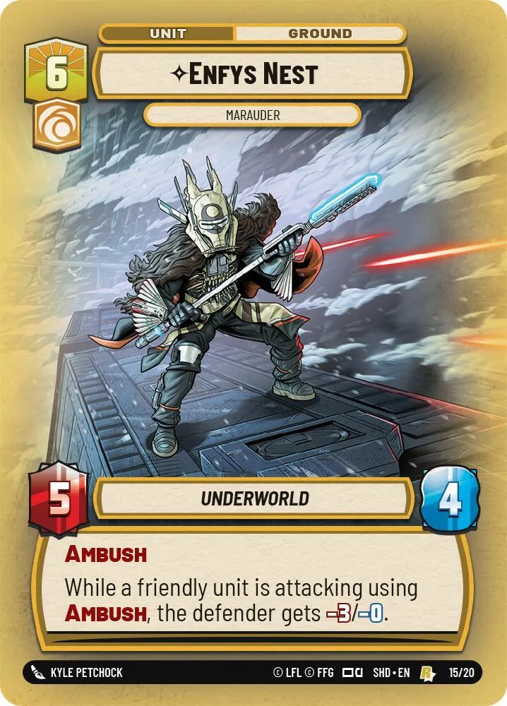 Enfys Nest - Marauder — Shadows of the Galaxy: Weekly Play Promos — Star Wars: Unlimited