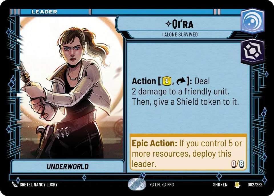 Qi'ra - Moi Seule Ai Survécu from Shadows of the Galaxy - Star Wars: Unlimited