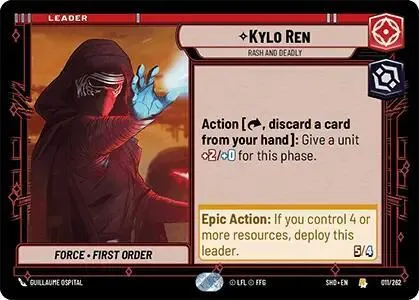 Kylo Ren - Impétueux et Mortel — Shadows of the Galaxy — Star Wars: Unlimited