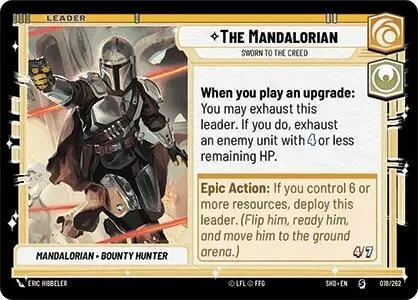 The Mandalorian - Sworn To The Creed — Shadows of the Galaxy — Star Wars: Unlimited