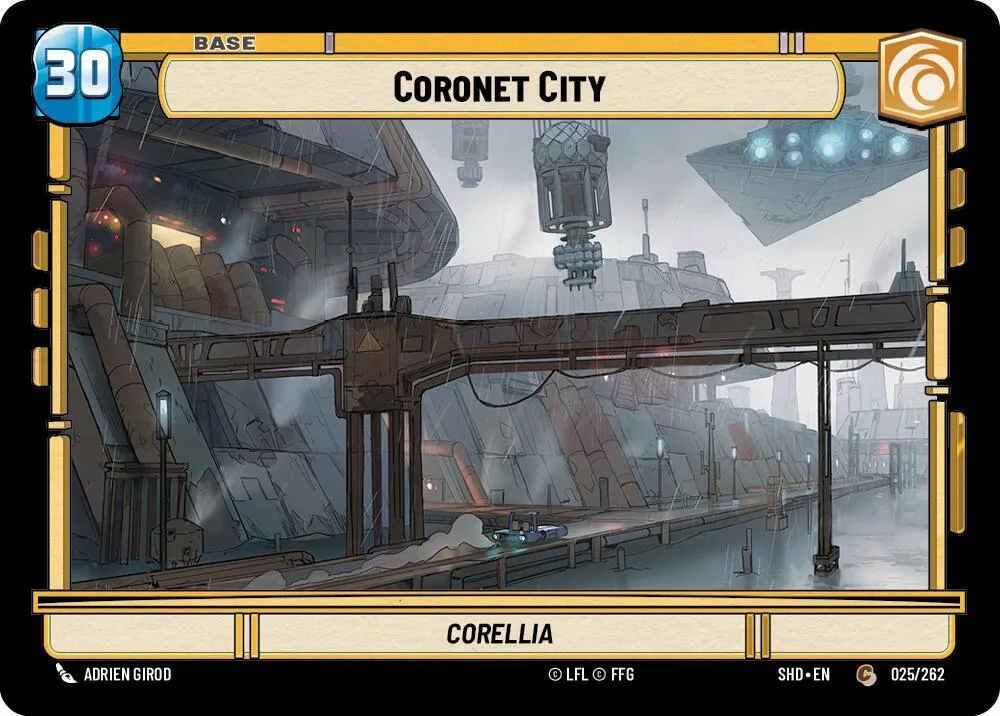 Coronet City — Shadows of the Galaxy — Star Wars: Unlimited