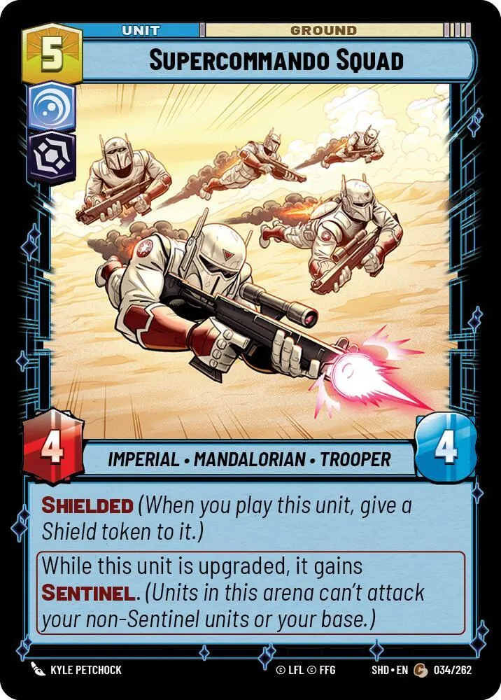 Supercommando Squad — Shadows of the Galaxy — Star Wars: Unlimited
