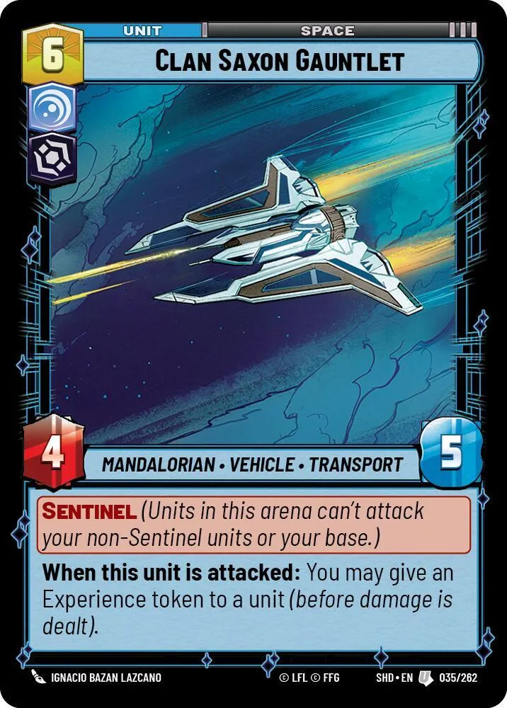 Gauntlet du Clan Saxon — Shadows of the Galaxy — Star Wars: Unlimited