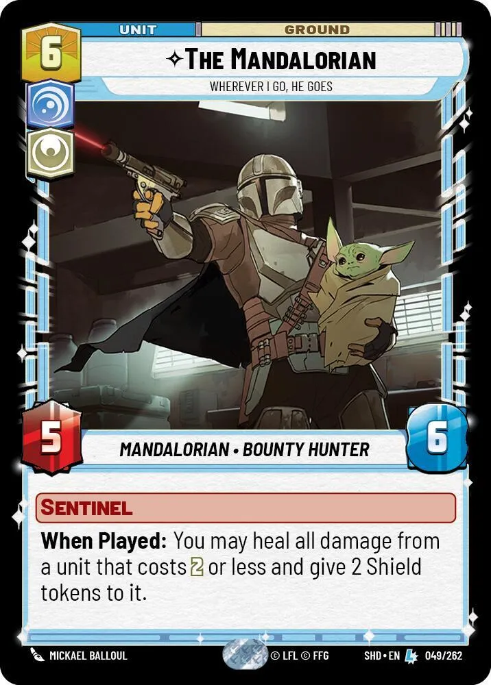 Le Mandalorien - Partout Où Je Vais, Il Va — Shadows of the Galaxy — Star Wars: Unlimited
