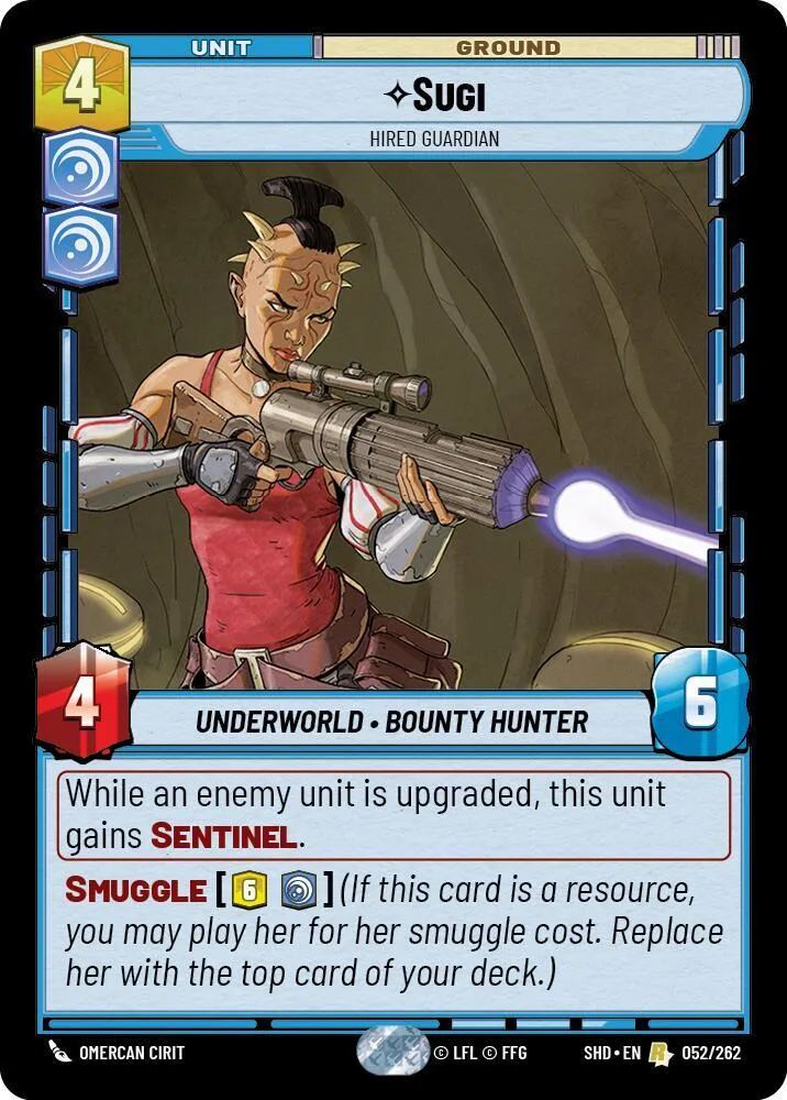 Sugi - GARDIENNE EMBAUCHÉE — Shadows of the Galaxy — Star Wars: Unlimited