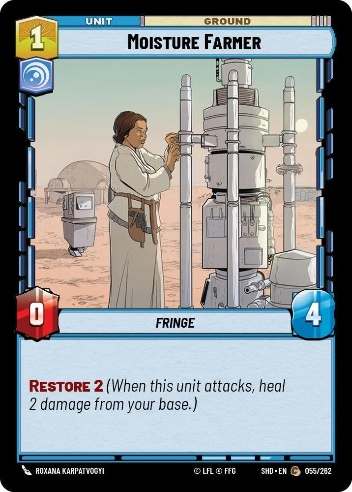 Fermière d'Humidité — Shadows of the Galaxy — Star Wars: Unlimited