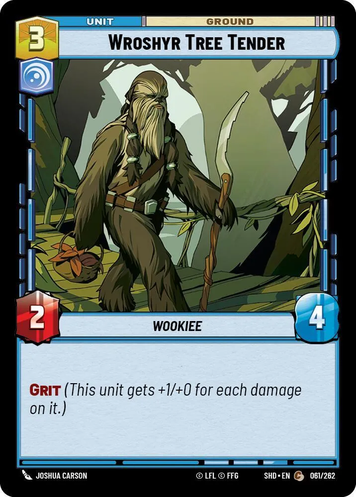 Wroshyr Tree Tender — Shadows of the Galaxy — Star Wars: Unlimited
