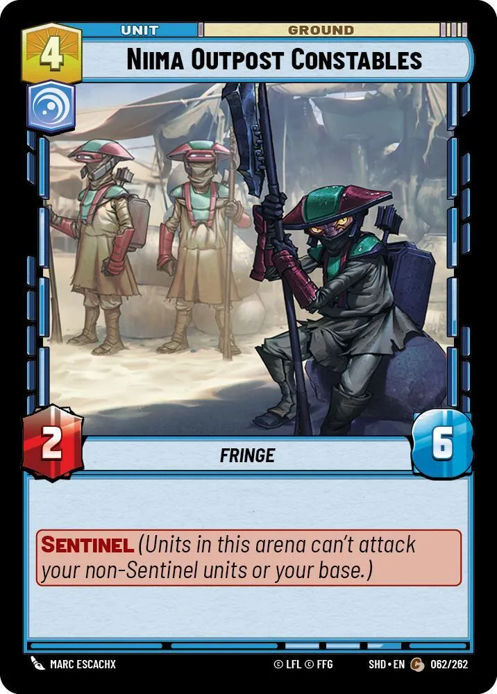 Niima Outpost Constables — Shadows of the Galaxy — Star Wars: Unlimited