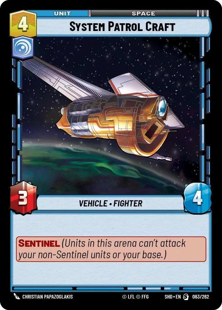 System Patrol Craft — Shadows of the Galaxy — Star Wars: Unlimited