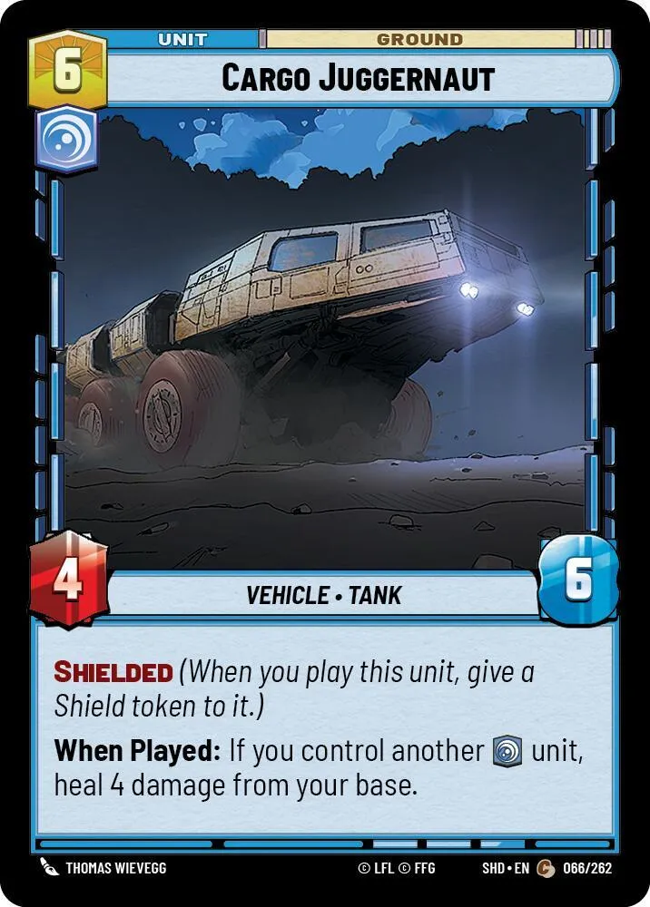 Juggernaut de Transport — Shadows of the Galaxy — Star Wars: Unlimited