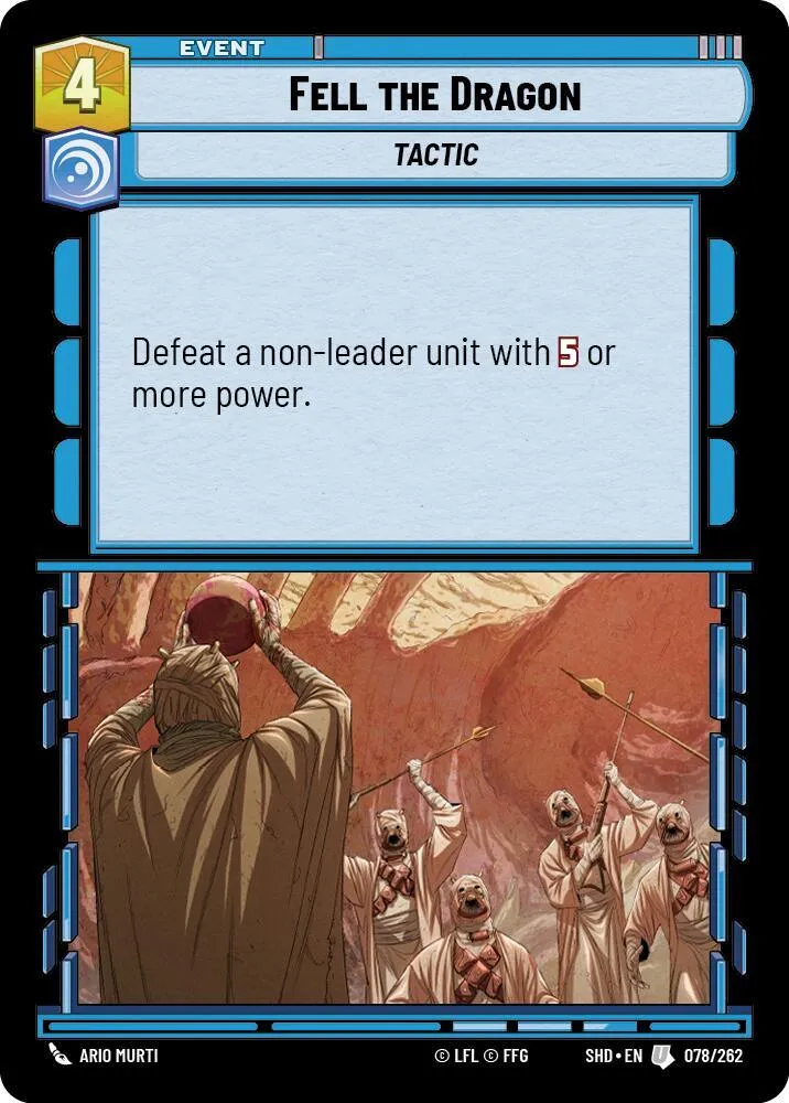 Fell the Dragon — Shadows of the Galaxy — Star Wars: Unlimited