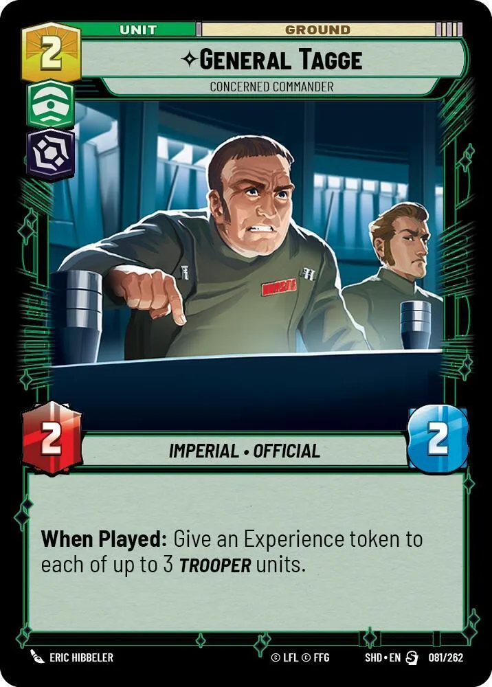 Général Tagge — Shadows of the Galaxy — Star Wars: Unlimited