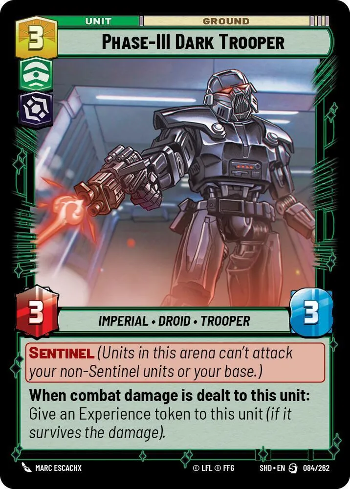 Dark Trooper de Phase III — Shadows of the Galaxy — Star Wars: Unlimited