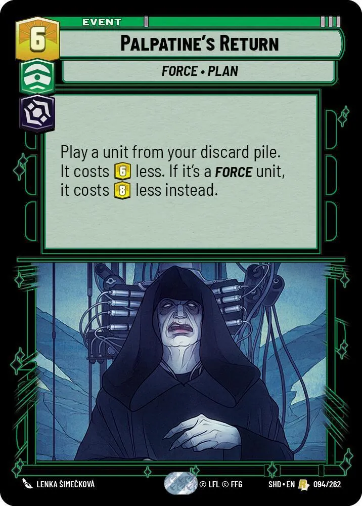 Palpatine's Return — Shadows of the Galaxy — Star Wars: Unlimited