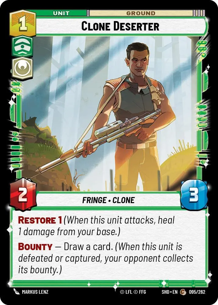 Déserteur Clone — Shadows of the Galaxy — Star Wars: Unlimited