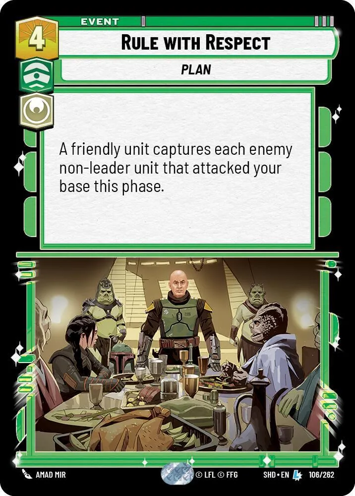 Rule with Respect — Shadows of the Galaxy — Star Wars: Unlimited
