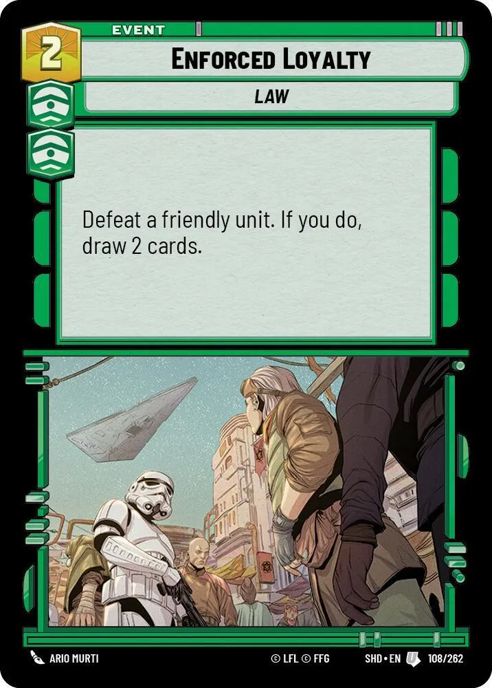 Loyauté Forcée — Shadows of the Galaxy — Star Wars: Unlimited