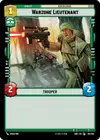 Product image for Lieutenant de Zone de Guerre