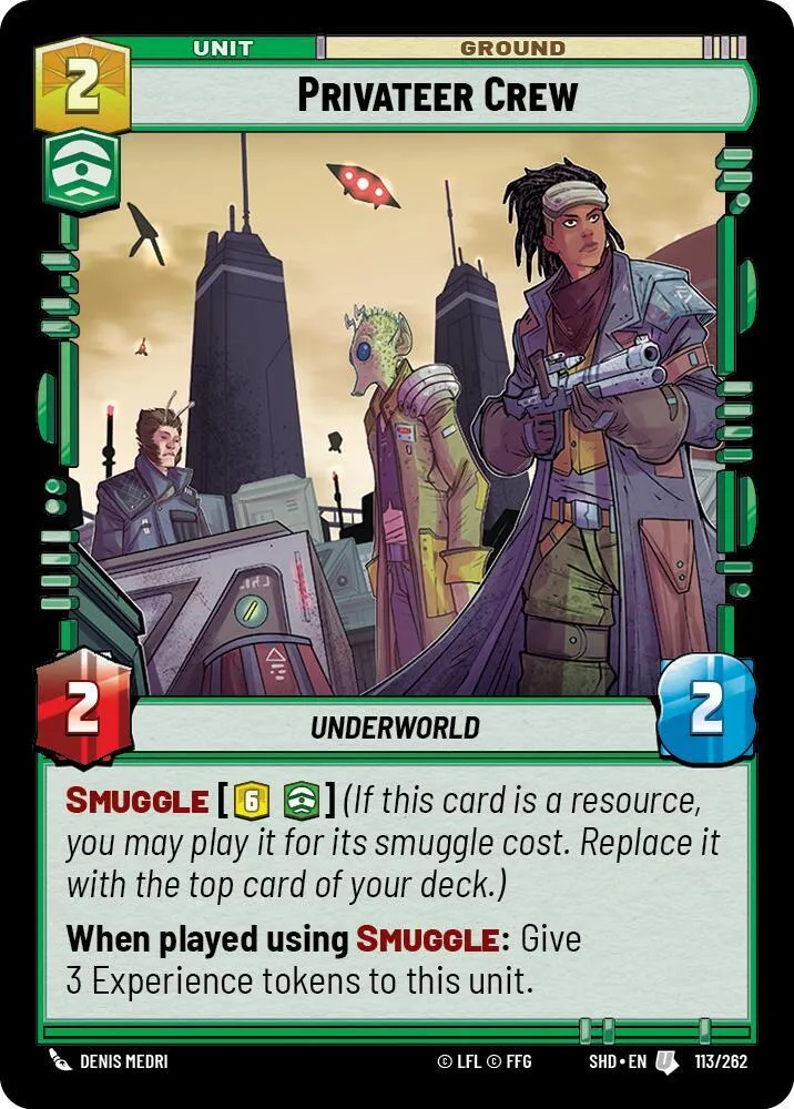 Équipage Corsaire from Shadows of the Galaxy - Star Wars: Unlimited