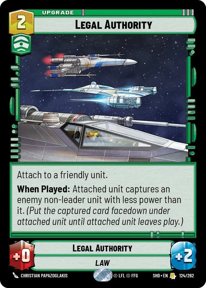 Legal Authority — Shadows of the Galaxy — Star Wars: Unlimited