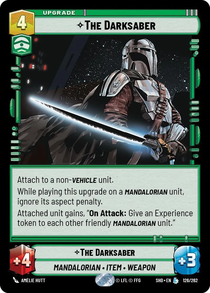 The Darksaber — Shadows of the Galaxy — Star Wars: Unlimited