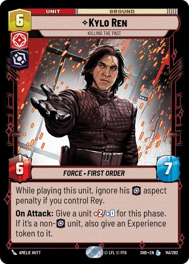 Kylo Ren - Killing the Past — Shadows of the Galaxy — Star Wars: Unlimited