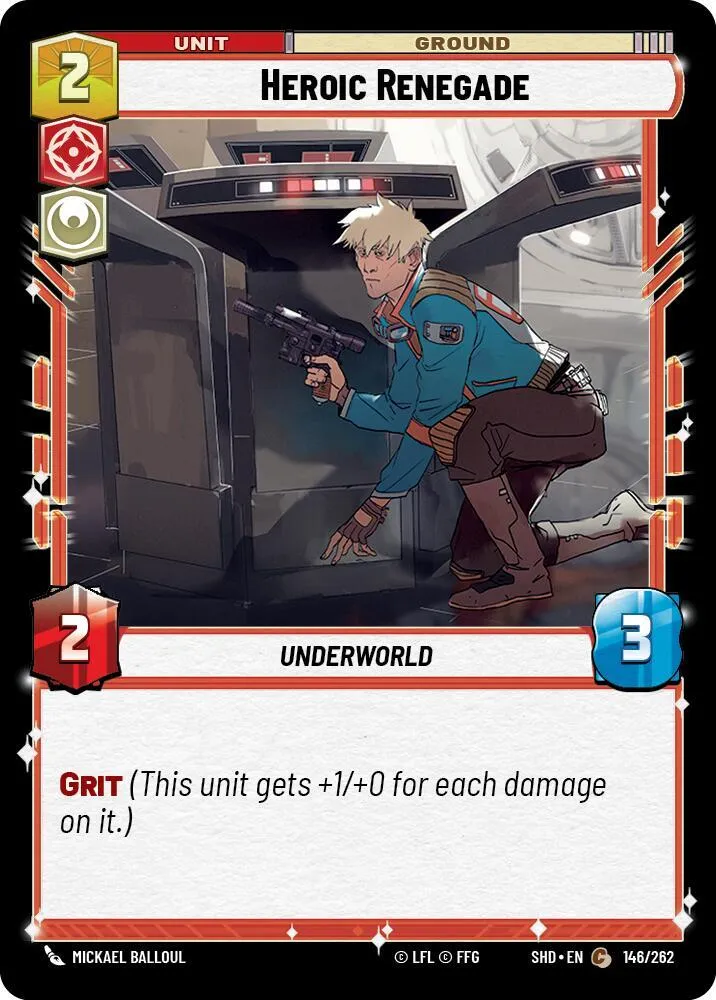 Renégat Héroïque — Shadows of the Galaxy — Star Wars: Unlimited