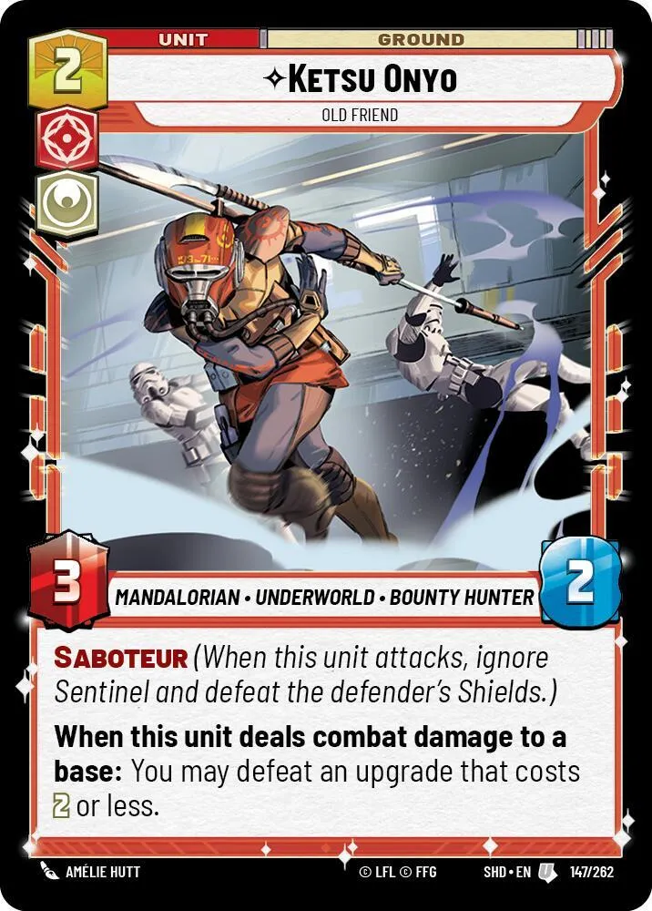 Ketsu Onyo - Old Friend — Shadows of the Galaxy — Star Wars: Unlimited