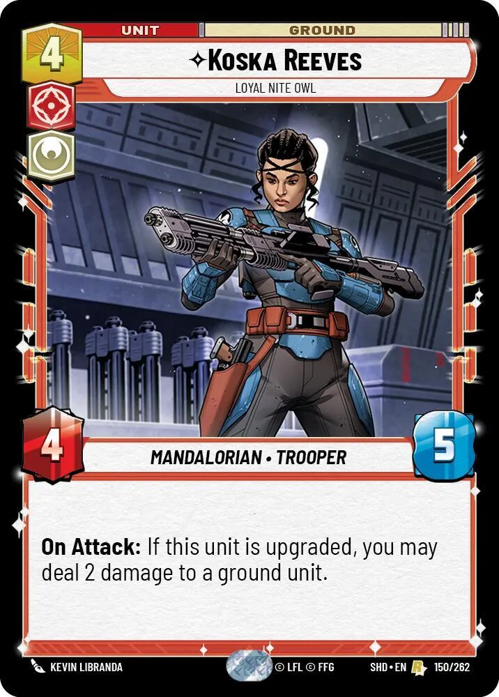 Koska Reeves - Loyal Nite Owl — Shadows of the Galaxy — Star Wars: Unlimited