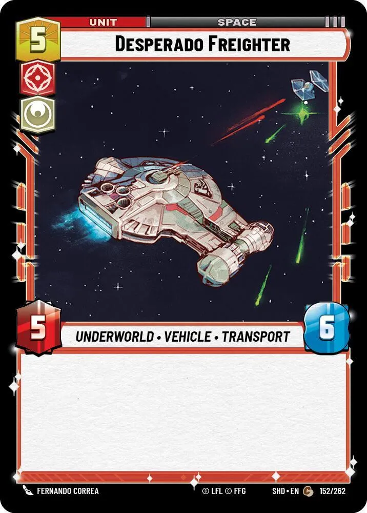 Cargo Desperado — Shadows of the Galaxy — Star Wars: Unlimited