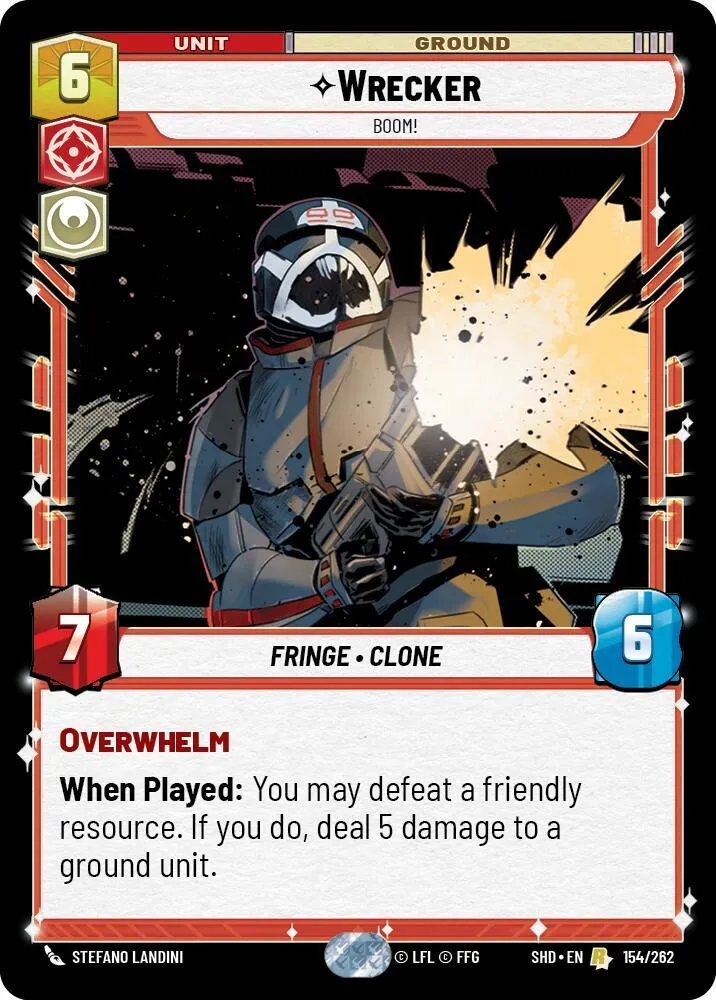 Wrecker - Boum ! — Shadows of the Galaxy — Star Wars: Unlimited