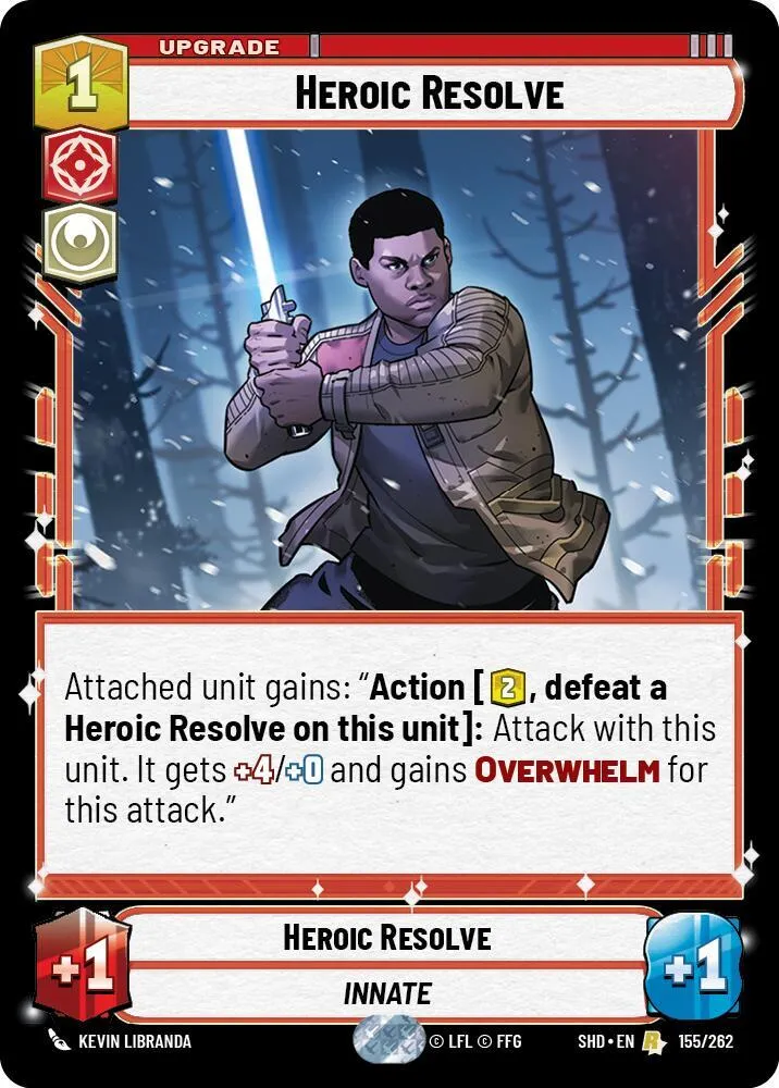 Heroic Resolve — Shadows of the Galaxy — Star Wars: Unlimited