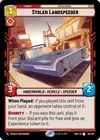 Product image for Stolen Landspeeder