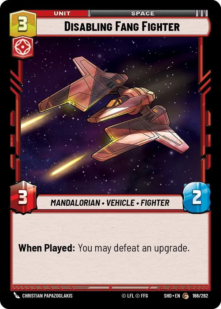 Chasseur Fang de Neutralisation — Shadows of the Galaxy — Star Wars: Unlimited
