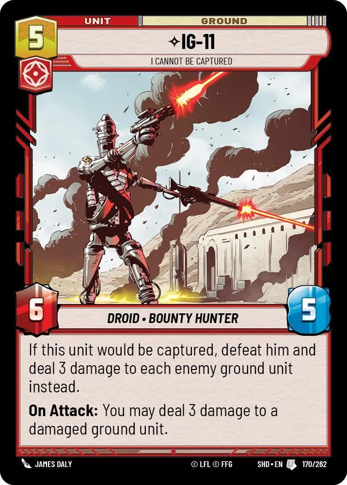 IG-11 - I Cannot Be Captured — Shadows of the Galaxy — Star Wars: Unlimited