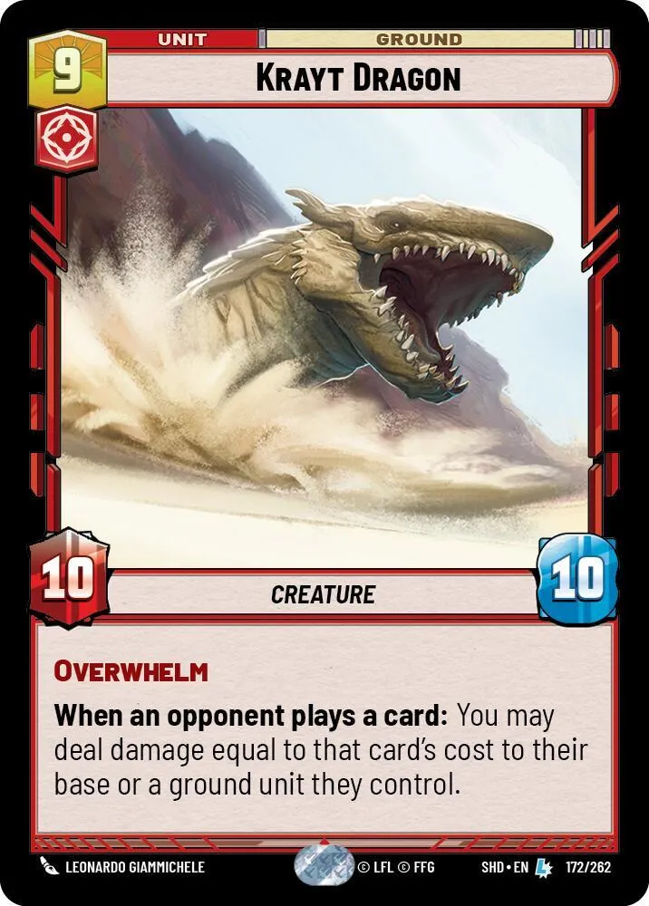 Dragon Krayt — Shadows of the Galaxy — Star Wars: Unlimited
