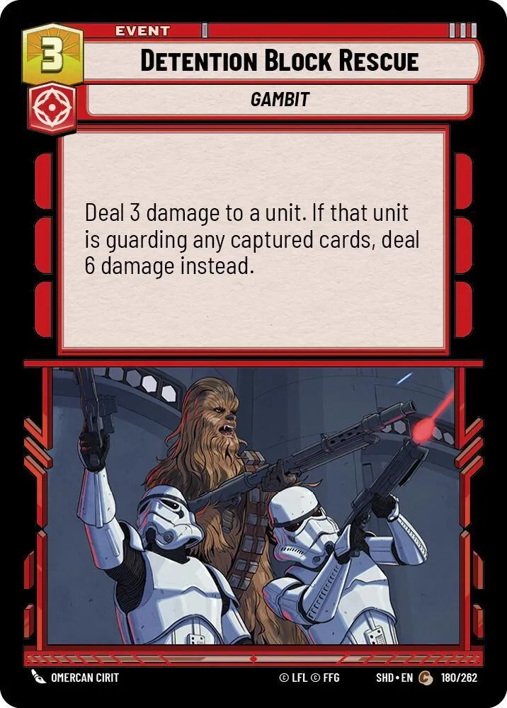 Sauvetage au Bloc de Détention — Shadows of the Galaxy — Star Wars: Unlimited