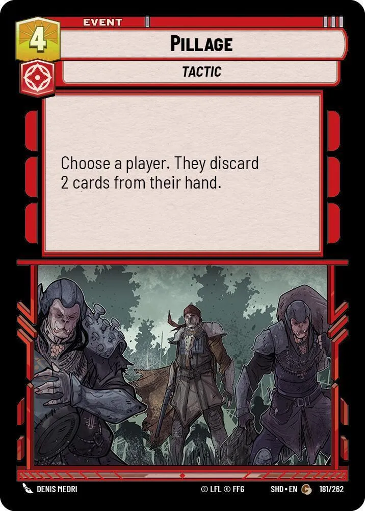 Pillage — Shadows of the Galaxy — Star Wars: Unlimited